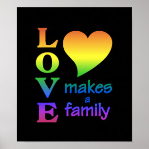 Poster da família do arco-íris