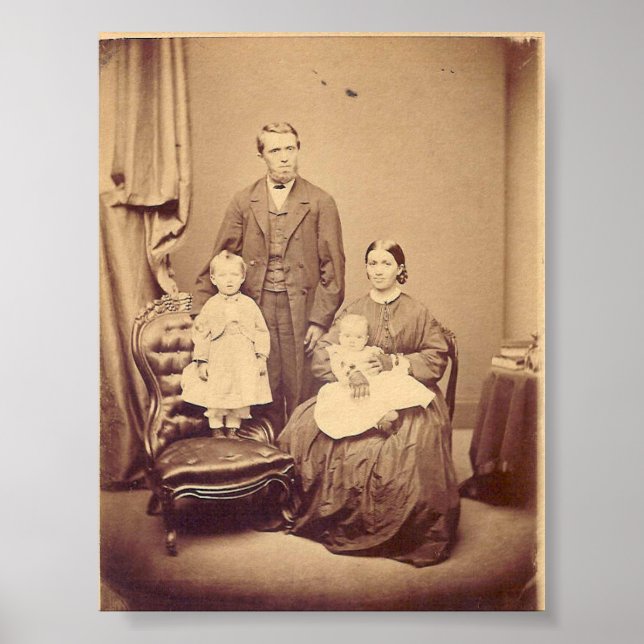 poster da família do século XIX (Frente)