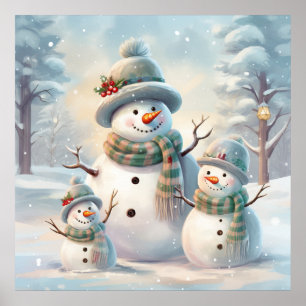 Poster da Família Snowman