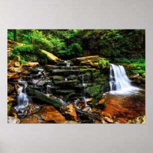 Poster da fantasia 19x13 da cachoeira