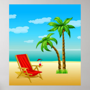 Poster da fantasia do verão