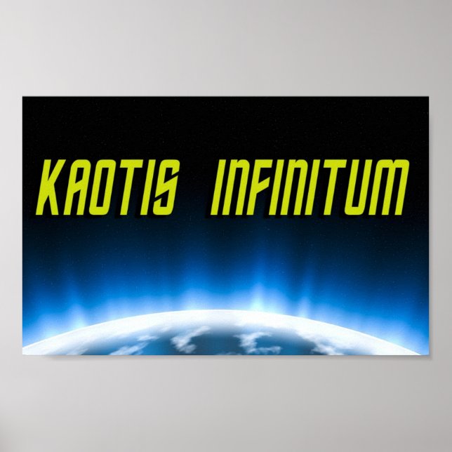 Poster da Federação Kaotis Infinitum (Frente)