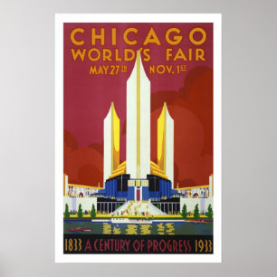 Poster da feira de mundo de Chicago
