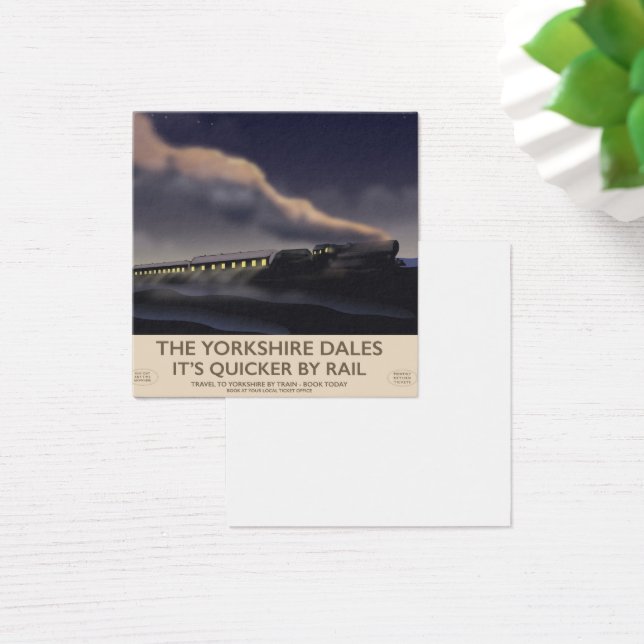 Poster da ferrovia Yorkshire Dales (Mesa)