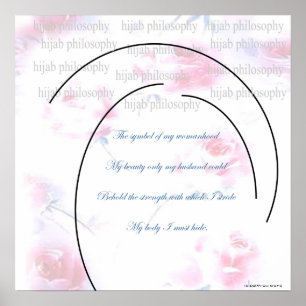 Poster da filosofia de Hijab