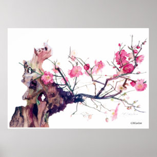 Poster da flor de cerejeira de CMCarlson