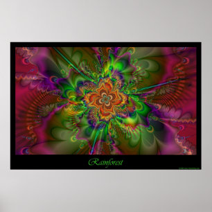 Poster da floresta tropical