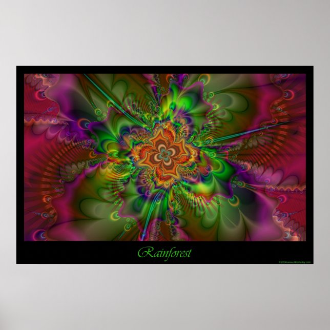 Poster da floresta tropical (Frente)