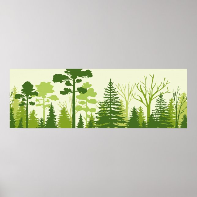 Poster da Floresta Verde (Frente)