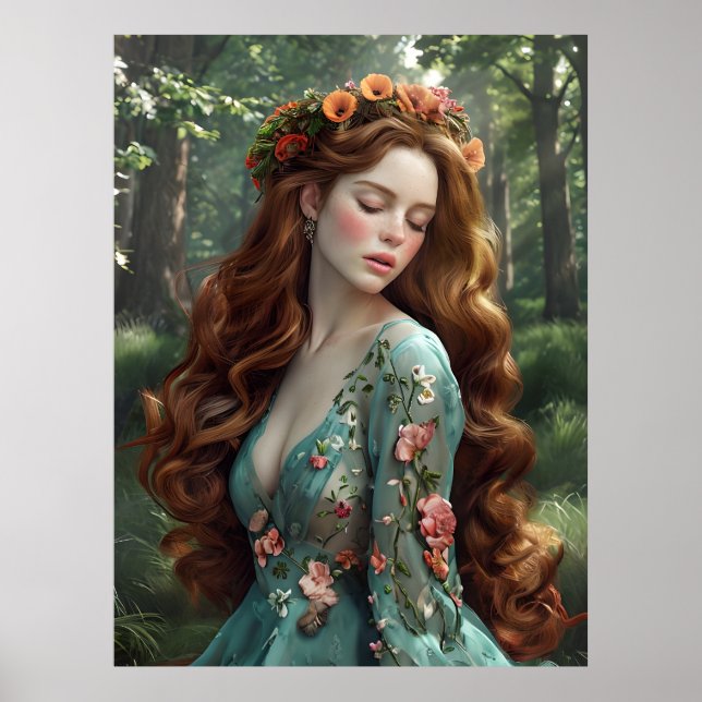 Poster da Forest Princess Fantasy - Ren Faire Muse (Frente)