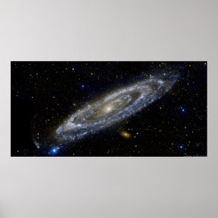 Poster da galáxia do Andromeda