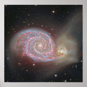 Poster da galáxia M51