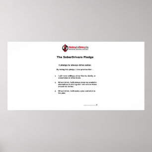 Poster da garantia de SoberDrivers do estudante