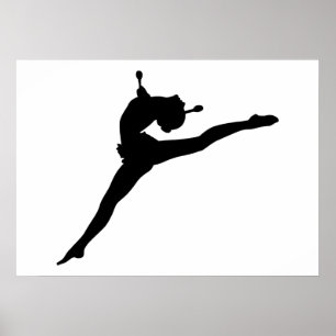 Poster da ginástica rítmica
