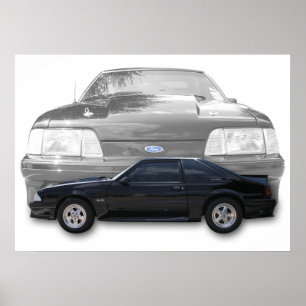 Poster da GT do mustang do corpo do Fox