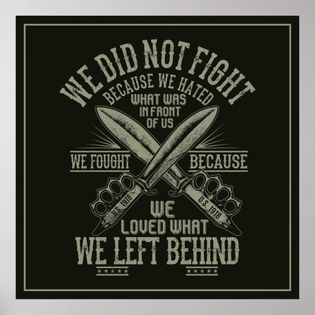 Poster da Guerra Veterana (Frente)