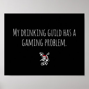 Poster da guilda do bebendo de OPP