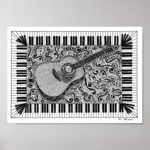 Poster da guitarra