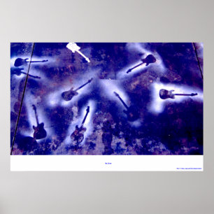 Poster da guitarra do céu