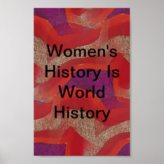 Poster da História das Mulheres