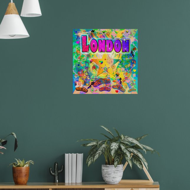 Poster da Hora da Época de Londres (Sala de Estar 1)