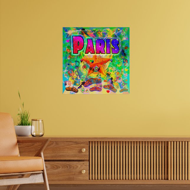 Poster da Hora da Época de Paris (Sala de Estar 2)