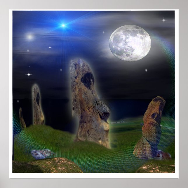 poster da ilha páscoa (Frente)