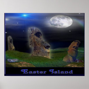 Poster da Ilha páscoa
