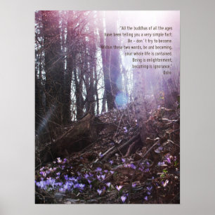 Poster da iluminação das citações da sabedoria