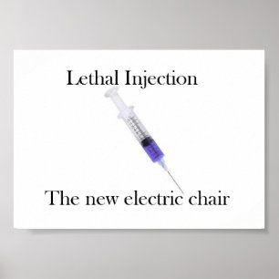 Poster da injecção letal