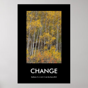 Poster da inspiração da MUDANÇA do bosque de As