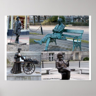 Poster da Irlanda, Esculturas e Estatutos de Dubli