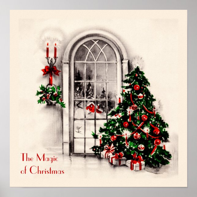 Poster da janela natalícia (Frente)