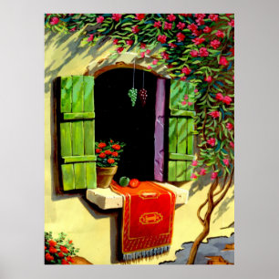 Poster da janela Villa