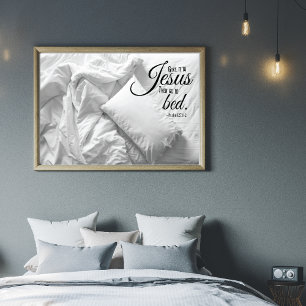 Poster DÁ-LA A JESUS Psalm 127 Citação Cristã