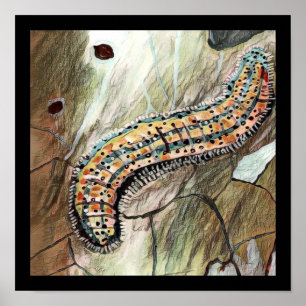 Poster 🐛 Da Lagarta Da 🦋 Da Borboleta Branca Oriental