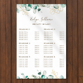 Poster da Lista de Preços Eucalyptus