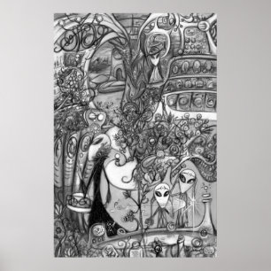 Poster da Loja de alienígenas