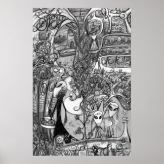 Poster da Loja de alienígenas