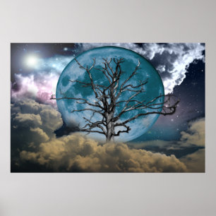 Poster da lua azul