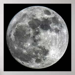 Poster da lua de Supermoon