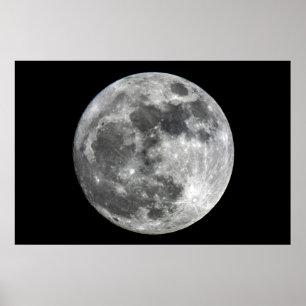 Poster da lua de Supermoon