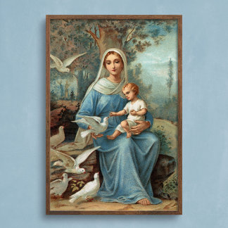 Poster da Madonna Azul Francesa