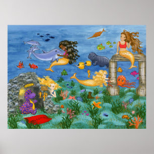 Poster da mágica da sereia