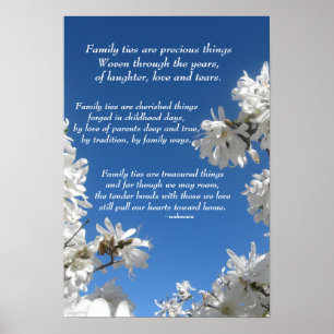 Poster da magnólia das gravatas de família