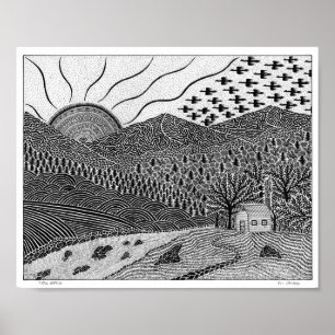 Poster da manhã da cabine