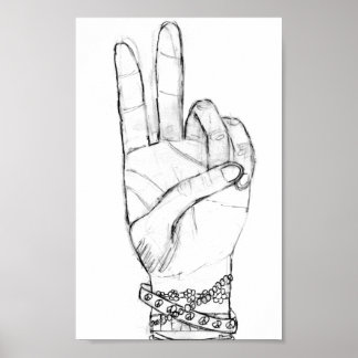Poster da Mão de Paz