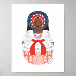 Poster da Matryoshka Brasileira da Bahia