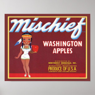 poster da Mischefe Washington Apples, de 1940