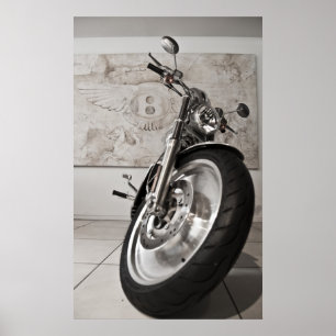 Poster da motocicleta